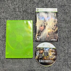 Activision Call of Duty 3 Xbox 360 Game Disc and Manual 2006 WWII FPS